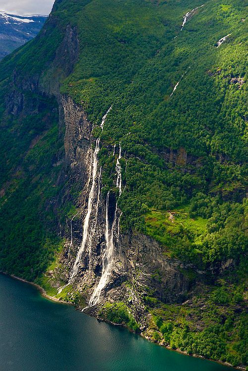 Seven Sisters Waterfall, Norway coloring #13, Download drawings