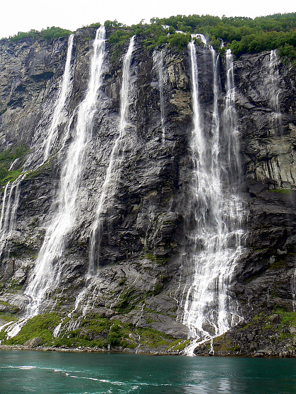 Seven Sisters Waterfall, Norway coloring #20, Download drawings