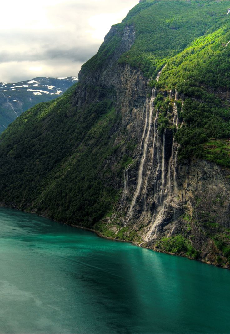 Seven Sisters Waterfall, Norway coloring #19, Download drawings