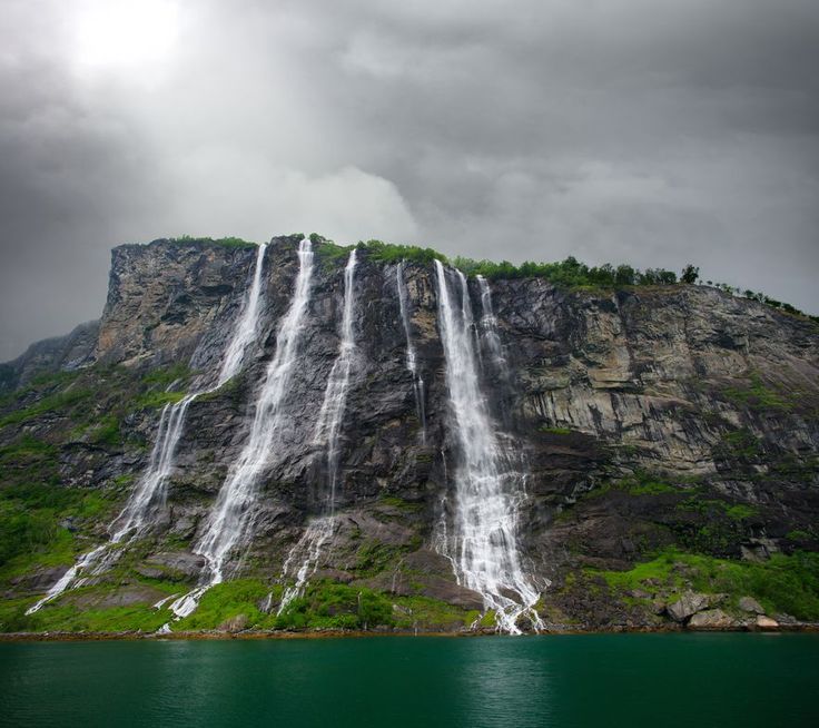 Seven Sisters Waterfall, Norway svg #20, Download drawings