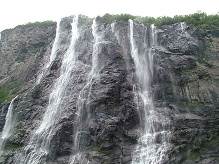 Seven Sisters Waterfall, Norway svg #9, Download drawings