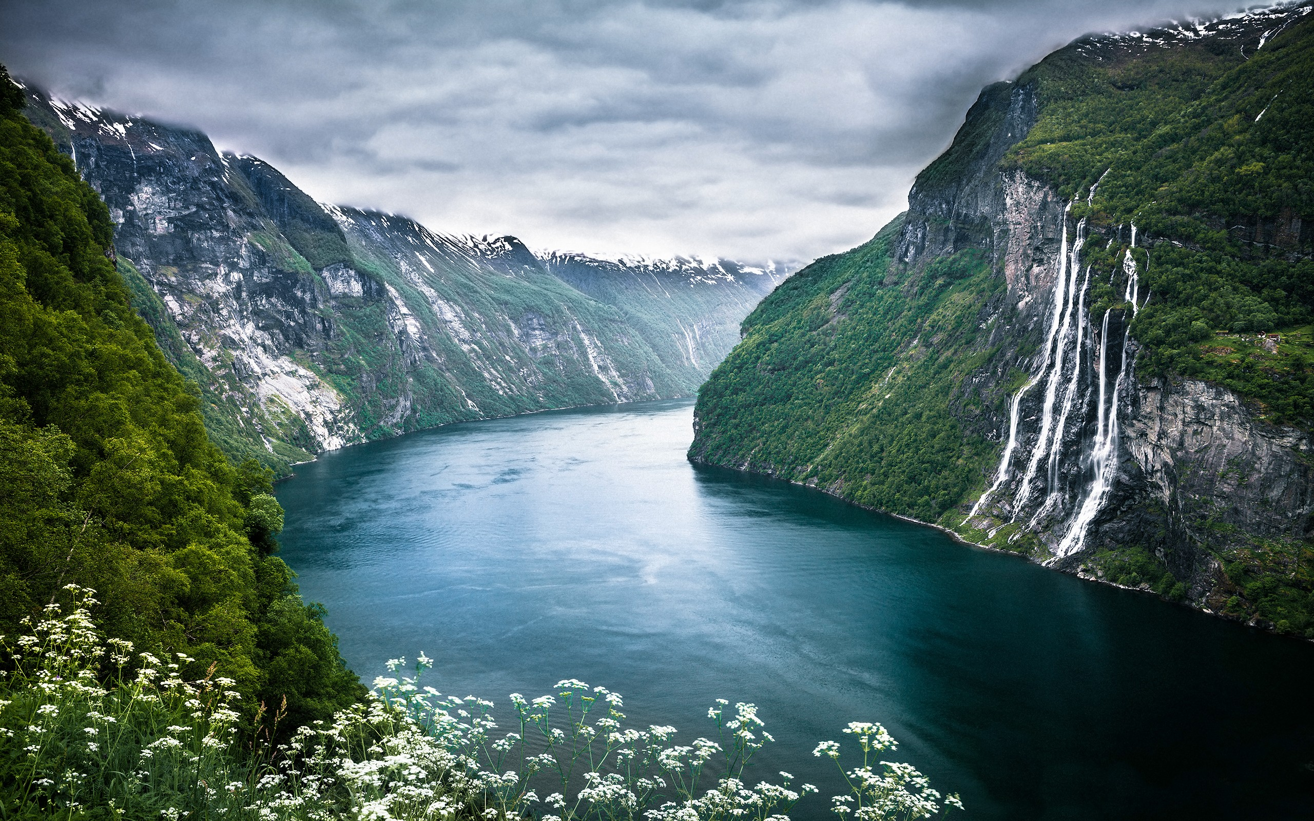 Seven Sisters Waterfall, Norway svg #2, Download drawings