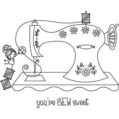 Sewing Machine coloring #14, Download drawings