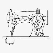 Sewing Machine coloring #2, Download drawings