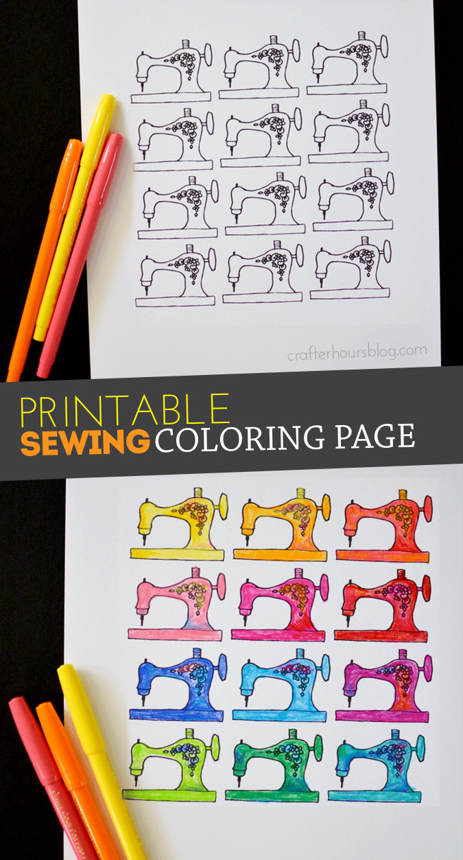 Sewing Machine coloring #6, Download drawings