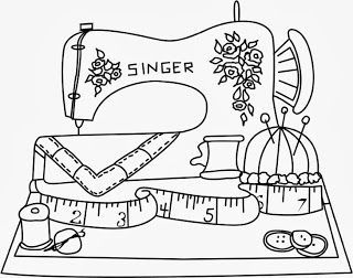 Sewing Machine coloring #15, Download drawings