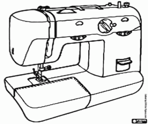 Sewing Machine coloring #16, Download drawings