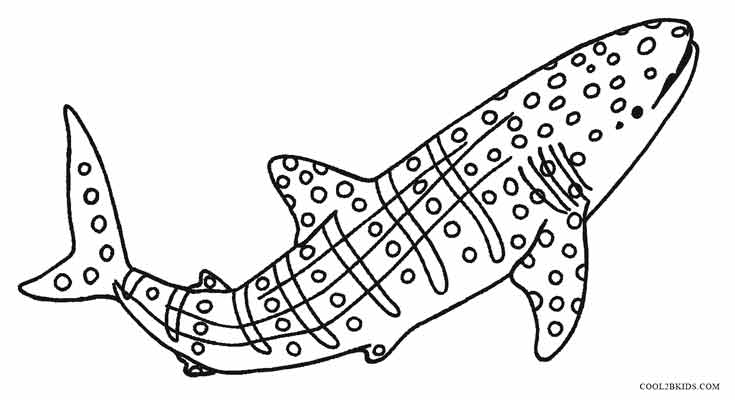 Whale Shark coloring #5, Download drawings