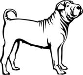 Sharpei clipart #3, Download drawings
