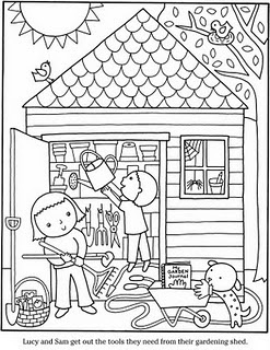 Shed coloring #12, Download drawings