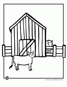 Shed coloring #6, Download drawings