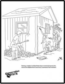 Shed coloring #16, Download drawings