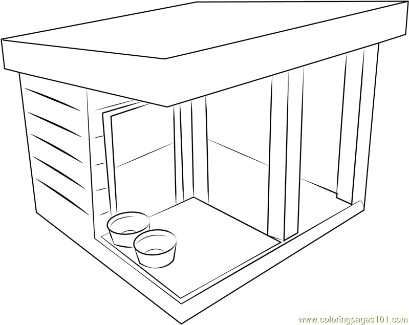 Shed coloring #10, Download drawings
