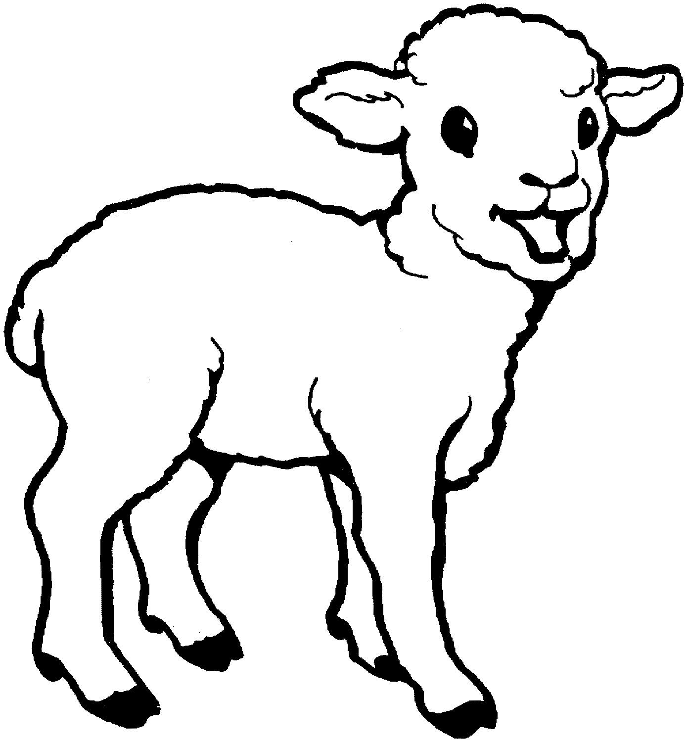 Sheep coloring #17, Download drawings