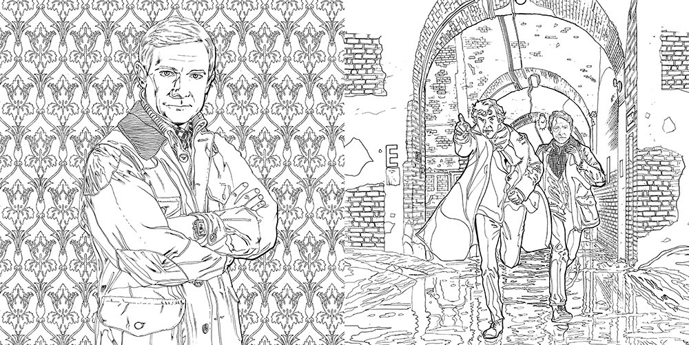 Sherlock Holmes coloring #8, Download drawings