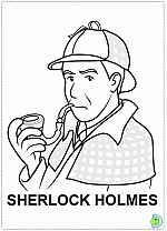Sherlock Holmes coloring #16, Download drawings