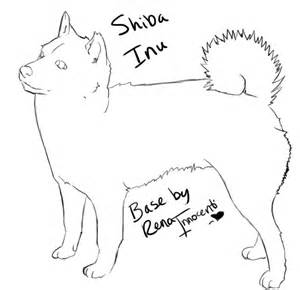 Shiba Inu coloring #19, Download drawings