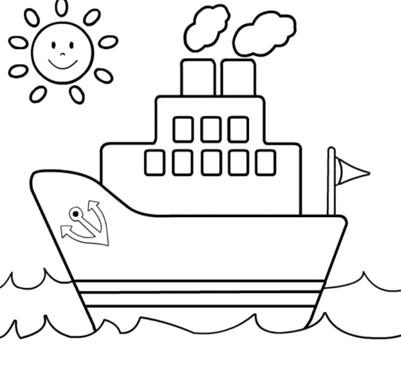 Ship coloring #16, Download drawings