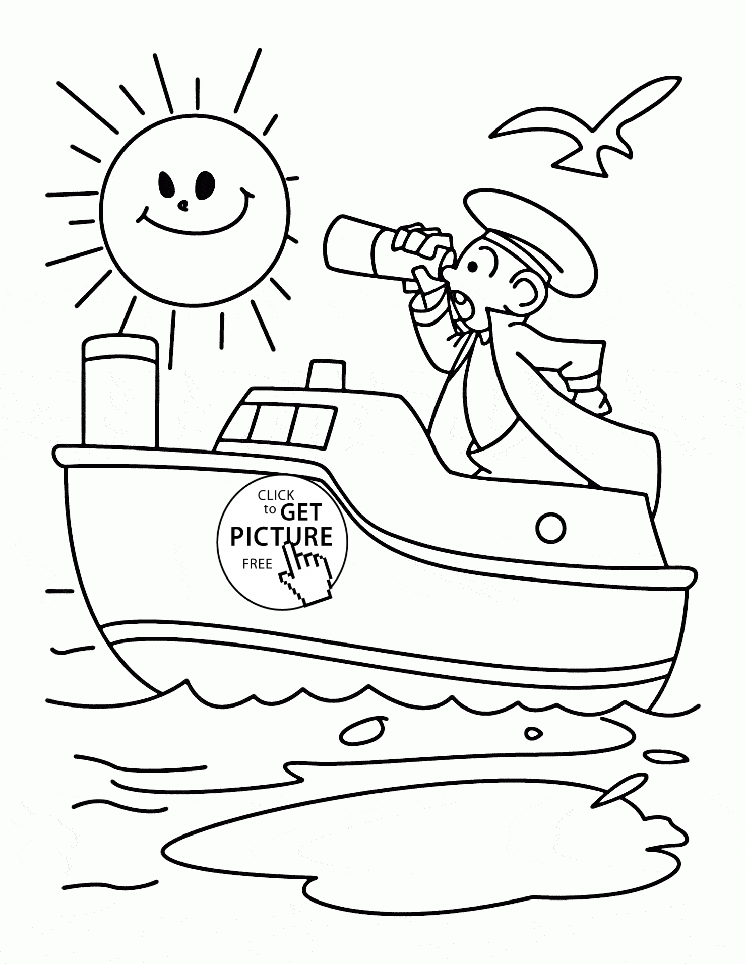 Ship coloring #5, Download drawings