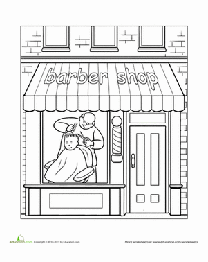 Shop coloring #15, Download drawings