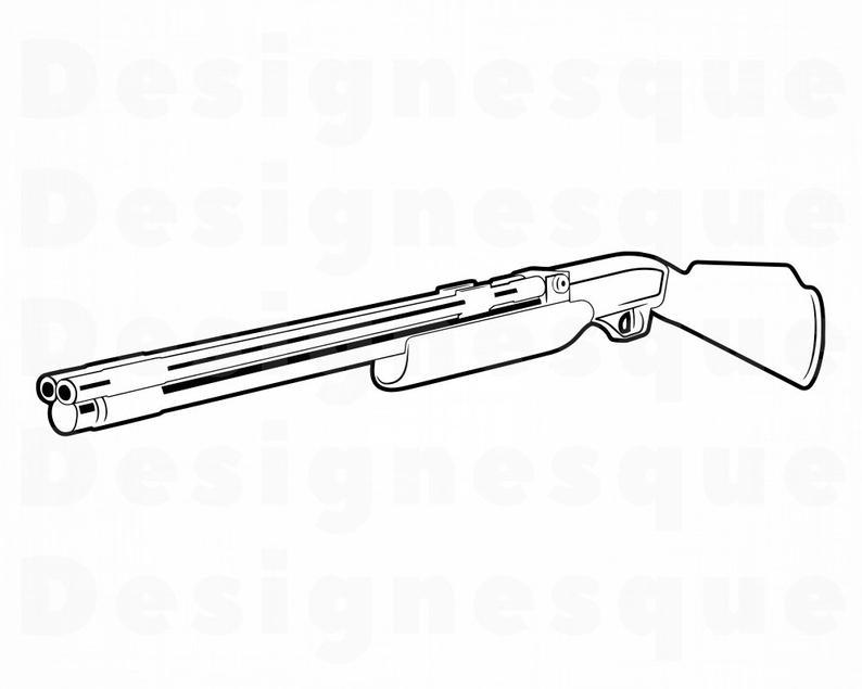 shotgun svg #561, Download drawings