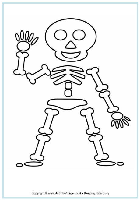 Skeleton coloring #14, Download drawings
