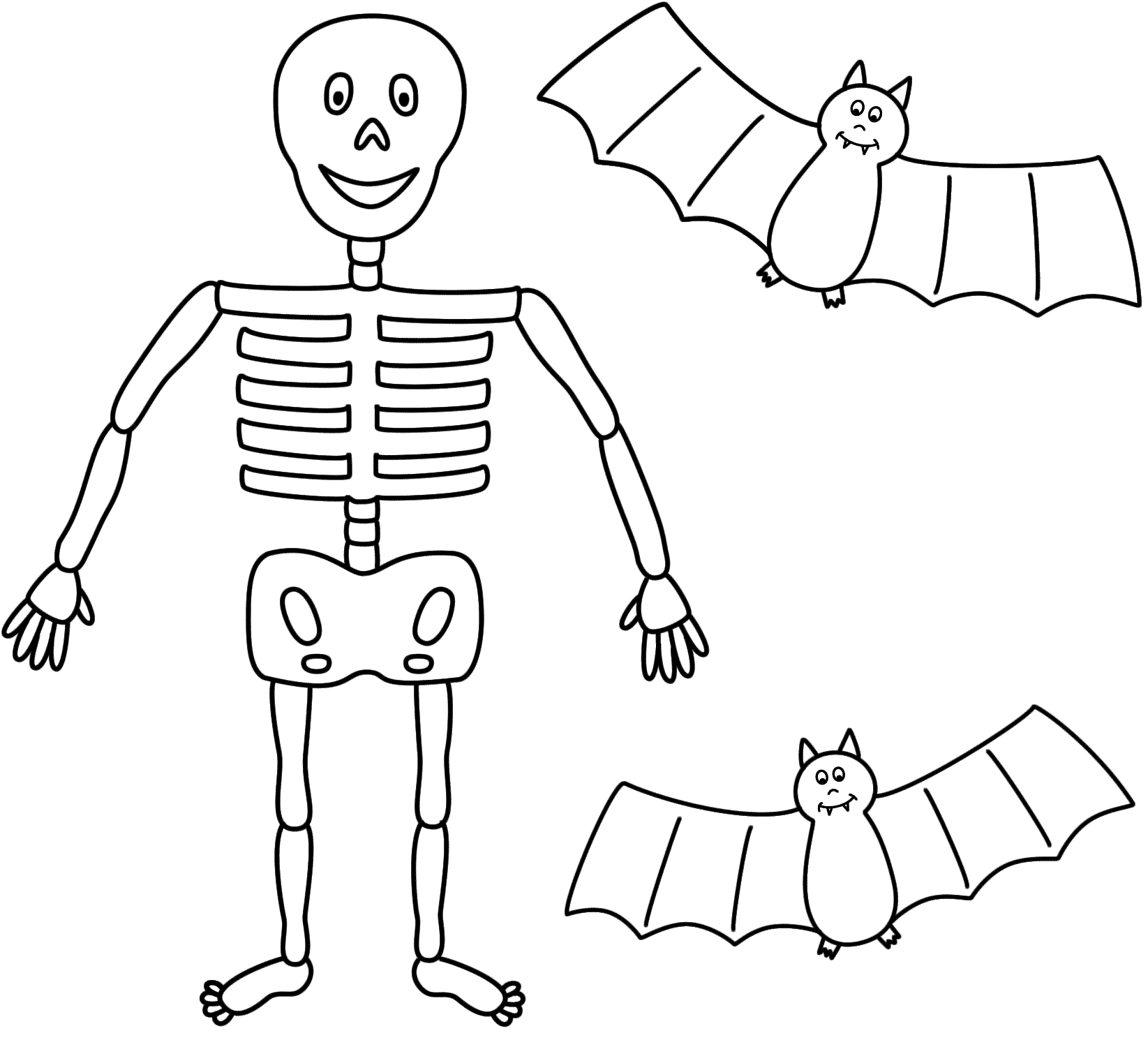 Skeleton coloring #8, Download drawings