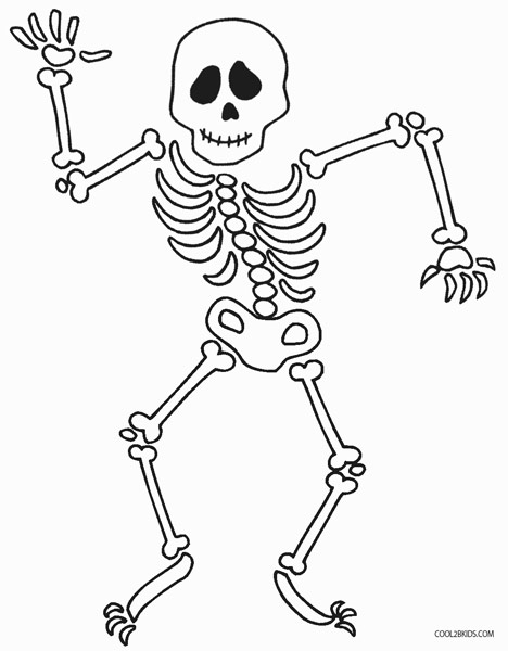 Skeleton coloring #17, Download drawings