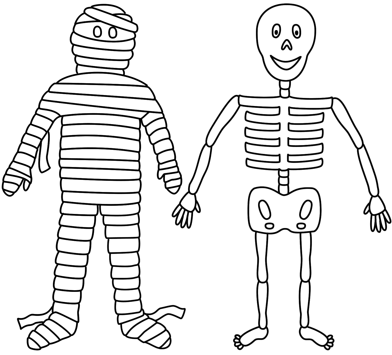 Skeleton coloring #2, Download drawings