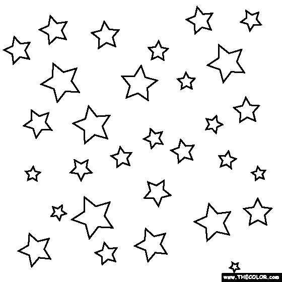Starry Sky coloring #20, Download drawings
