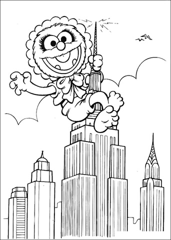 Skyscraper coloring #3, Download drawings