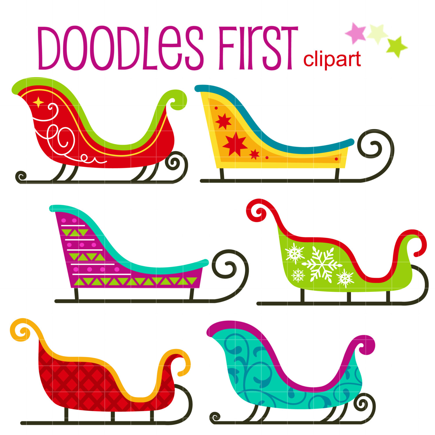 Sleigh clipart #13, Download drawings
