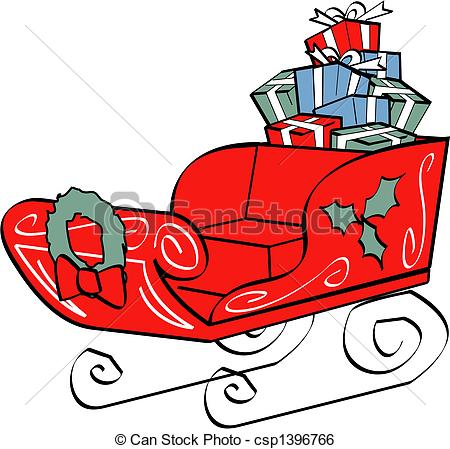 Sleigh clipart #4, Download drawings