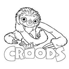 Sloth coloring #10, Download drawings