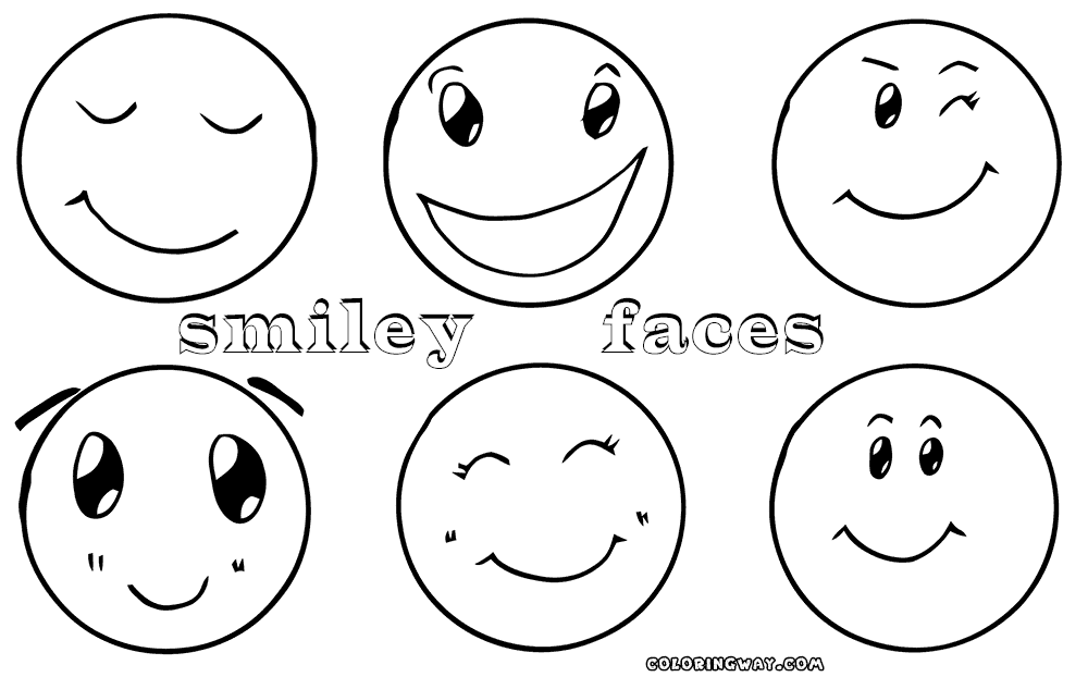 Smiley coloring #14, Download drawings