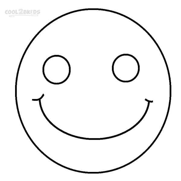 Smiley coloring #1, Download drawings