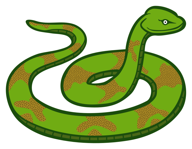 Smooth Green Snake svg #18, Download drawings