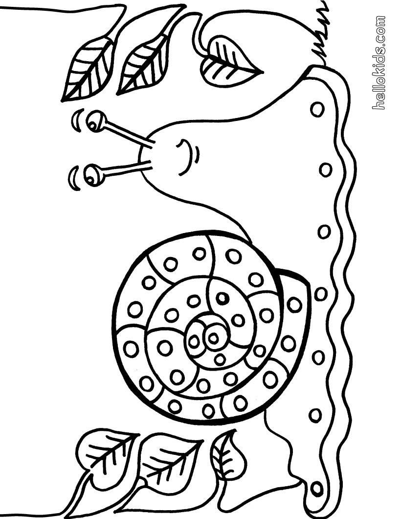 Snail coloring #9, Download drawings