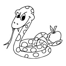 Brown Tree Snake coloring #14, Download drawings