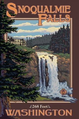 Snoqualmie Falls coloring #16, Download drawings