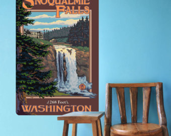 Snoqualmie Falls coloring #3, Download drawings