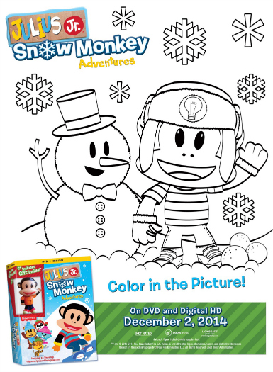 Snow Monkey coloring #12, Download drawings