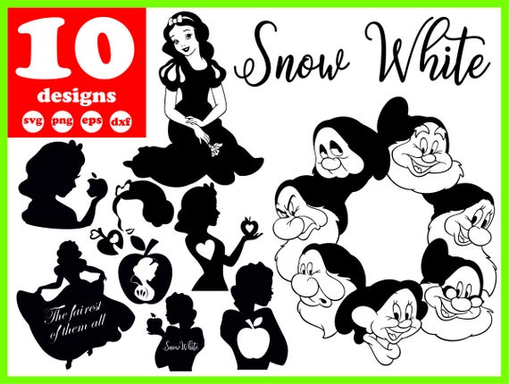 snow white svg #628, Download drawings