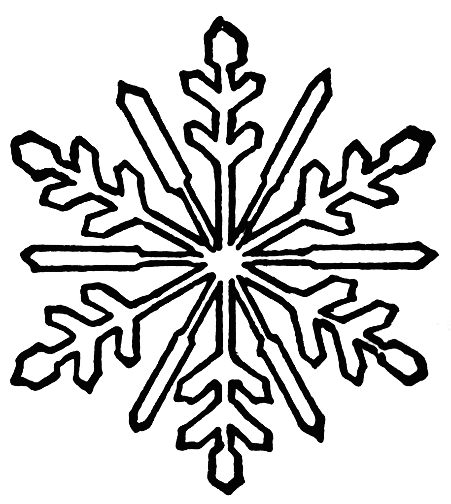 Snowflake clipart #10, Download drawings