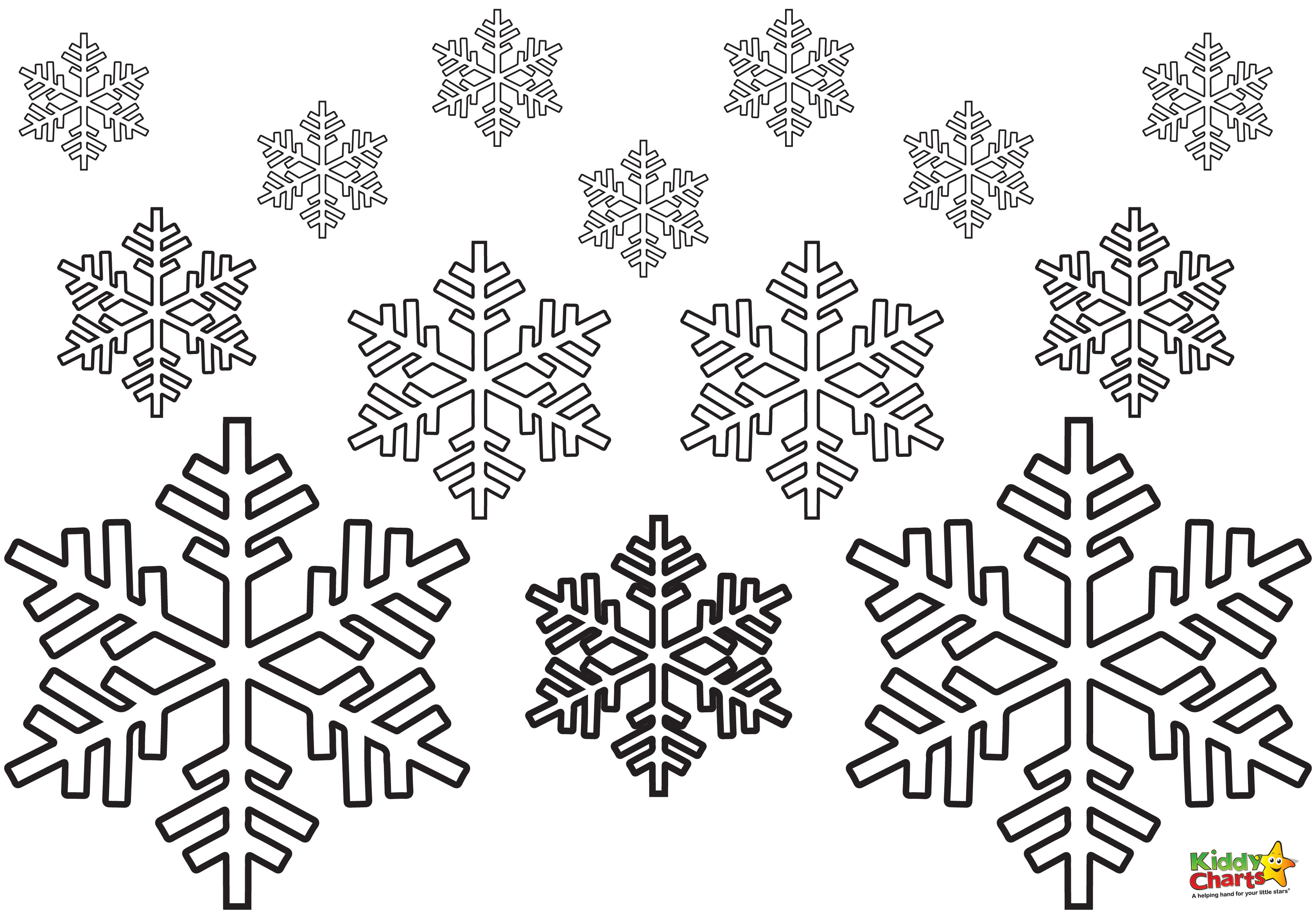 Snowflake coloring #15, Download drawings