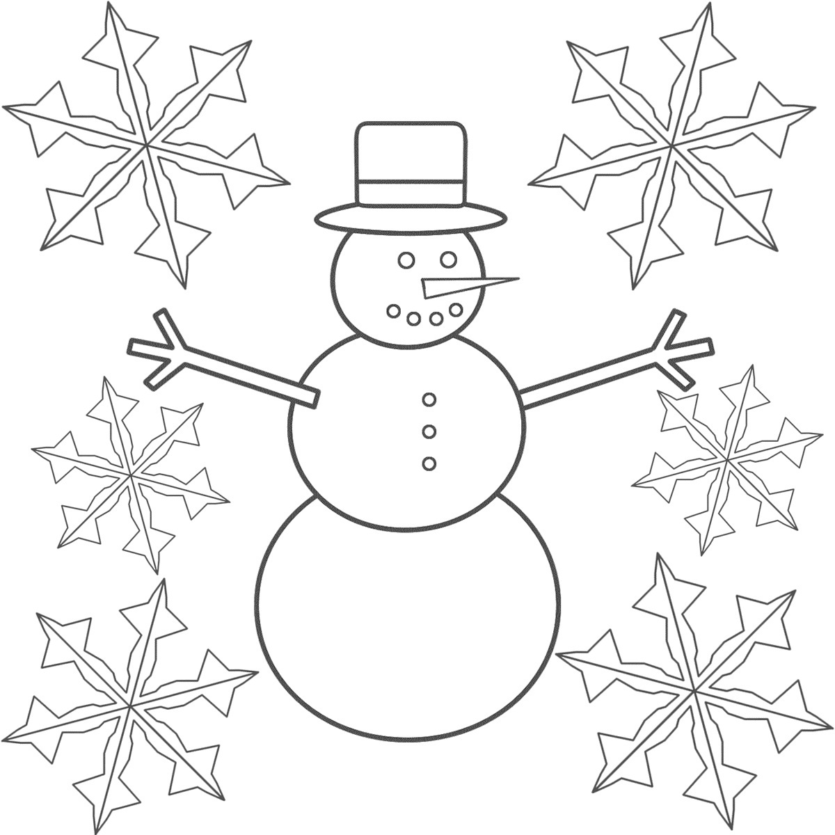 Snowflake coloring #8, Download drawings