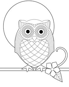 Snowy Owl coloring #4, Download drawings