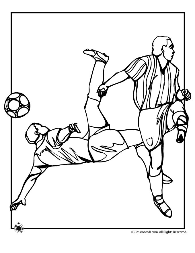 Soccer coloring #19, Download drawings