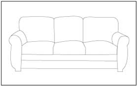 Sofa coloring #9, Download drawings