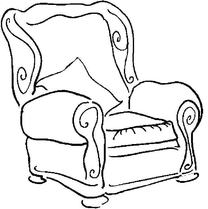 Sofa coloring #10, Download drawings